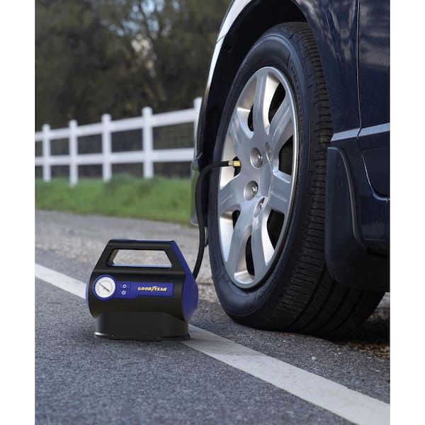 Generic Car Air Pump Analog Display Portable Tire Smart Inflate