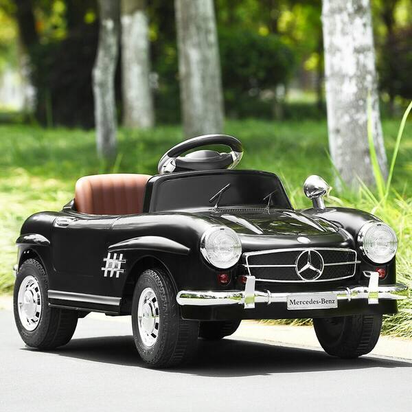 Details about   Kids Ride On Mercedes 300 SL AMG Coupe 12V Battery Powered MP3 In LED RC Black 