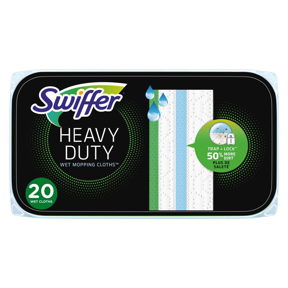 Swiffer Sweeper Wet Heavy Duty Open Window Fresh Scent Refills (20-Count)  003700076472 - The Home Depot