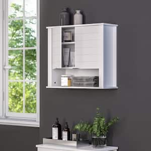 Madison 22.88 in. W 2-Door Wall Cabinet in White