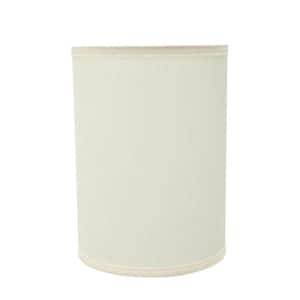 8 in. x 11 in. Eggshell Hardback Drum/Cylinder Lamp Shade