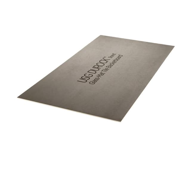 USG Durock Brand 1/2 in. x 4 ft. x 8 ft. Glass-Mat Tile Backerboard