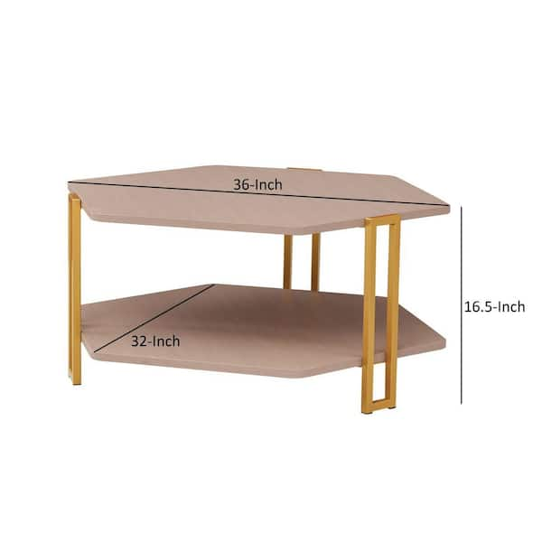 Urban gold coffee deals table