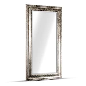 Large Rectangle Grey Modern Mirror (47 in. H x 25 in. W)