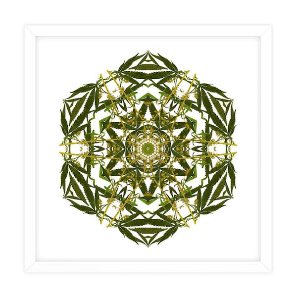 Unbranded Nature Kaleidoscopes Framed Animal Art Print 18 in. x 18 in.