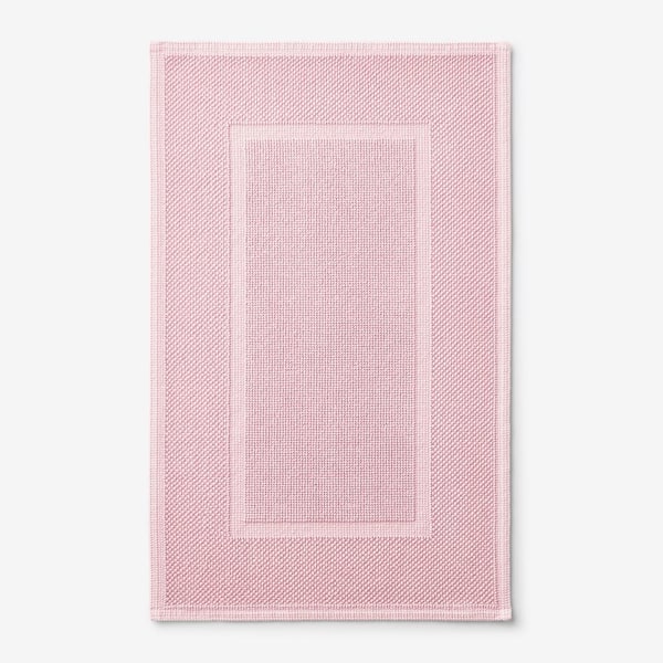 The Company Store Legends Luxury Sterling Soft Pink 24 in. x 17 in. Cotton Bath Mat