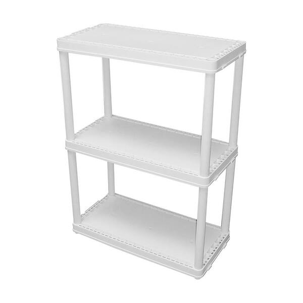 3 shelf unit white discount