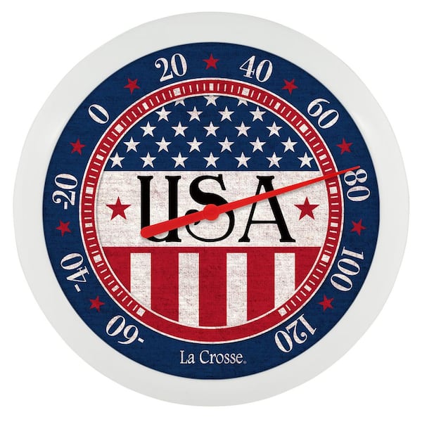 La Crosse 12 in. Dial Thermometer Americana