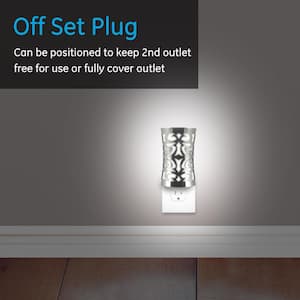 0.5-Watt Coverlite Cornucopia Design Plug In Light-Sensing Integrated LED Night Light