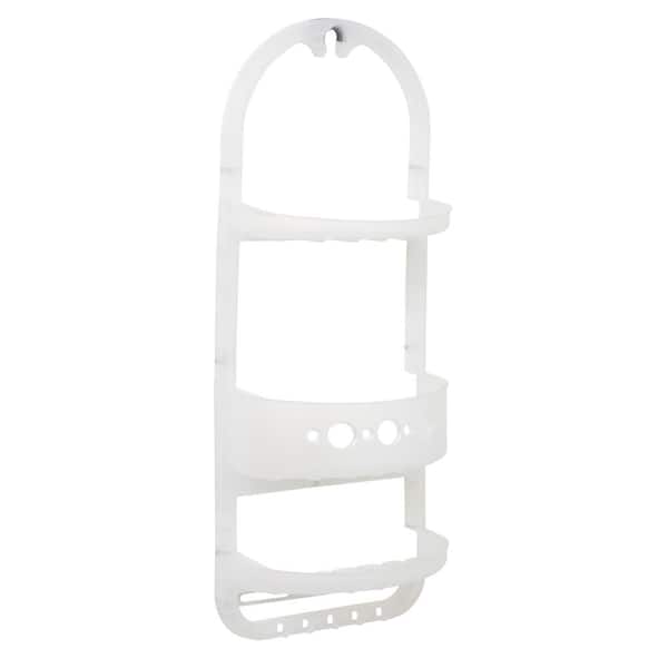 Glacier Bay Over-the-Shower Caddy in Frosted Clear