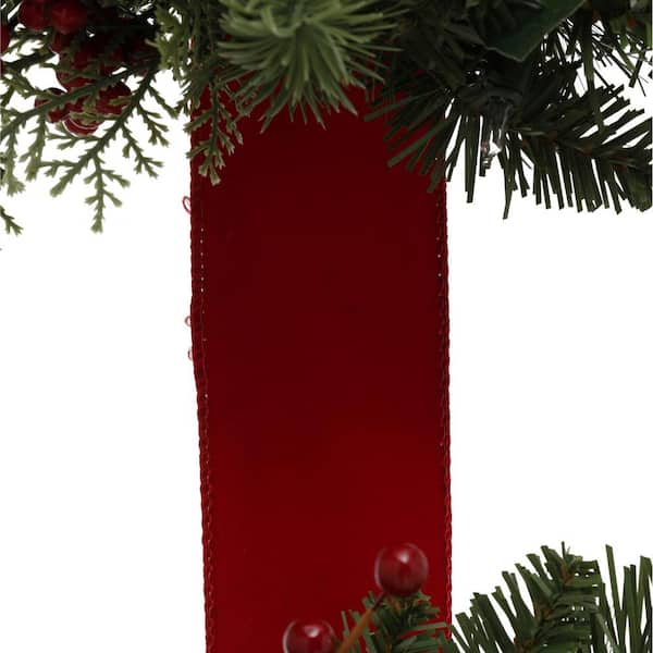 Have a question about Home Accents Holiday 30 ft. Red and White Christmas  Ribbon? - Pg 1 - The Home Depot