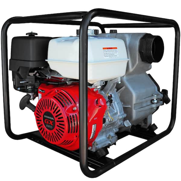 4 in. Trash Water Pump 423 GPM 13 HP G X 390 powered by Honda Portable Utility