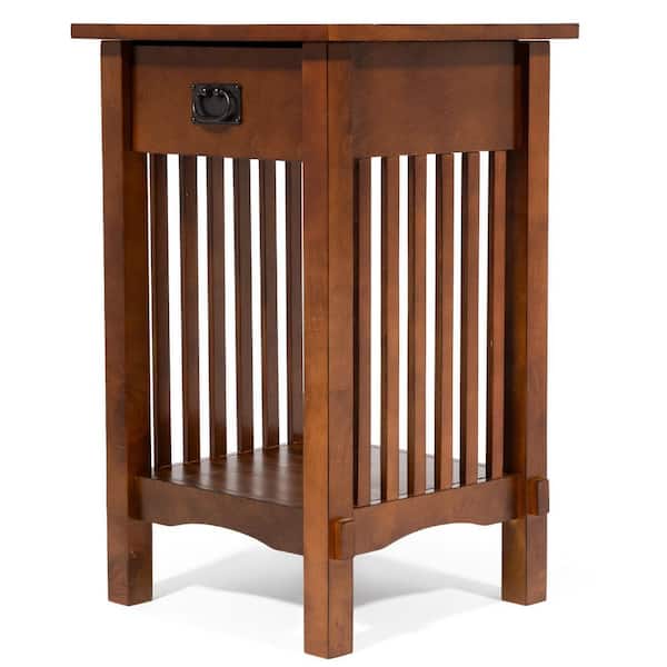 Tatum Antique Oak Single Drawer Side Table