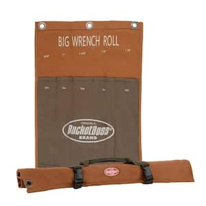 14 in. Big Wrench Tool Roll with 5 Tool Bag Storage Pockets