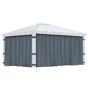 Curtain Set for Dallas 14 ft. x 16 ft. Outdoor Gazebo