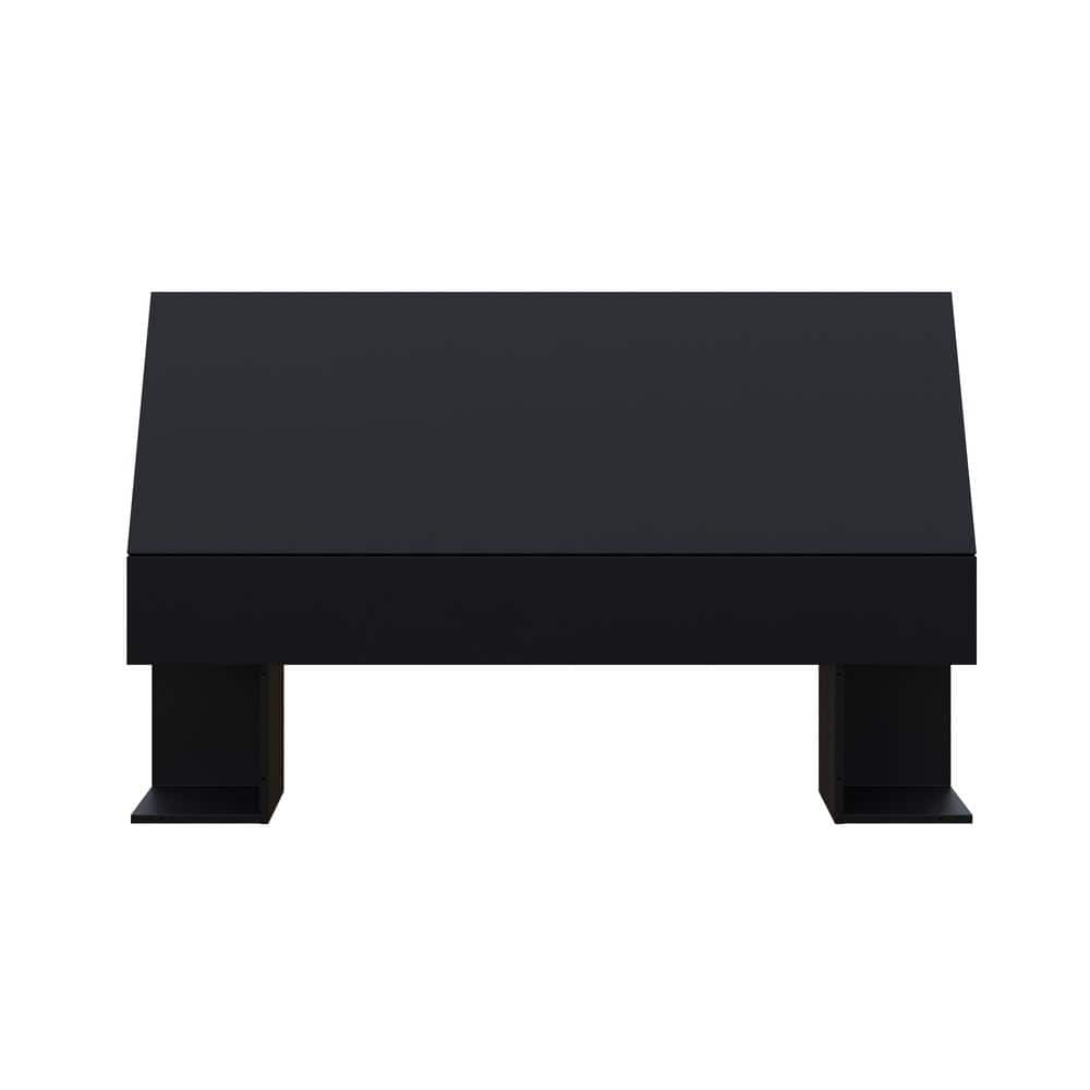 Full Avenue Lateral Storage Headboard Black - Nexera