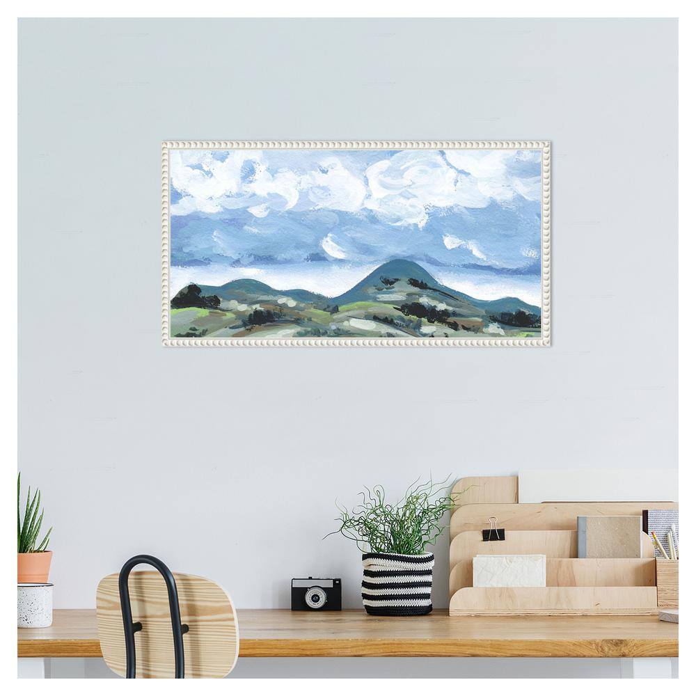 Nature Trek II Scenic Landscape Canvas Print with White Floater Frame