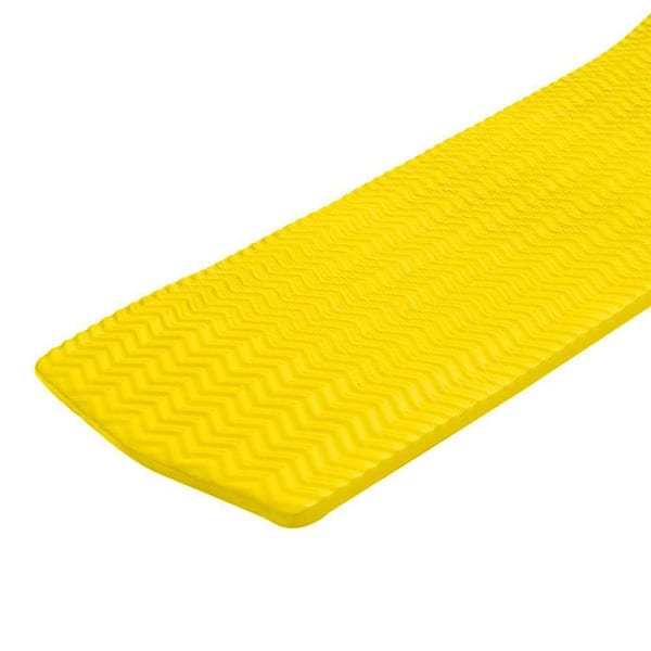 Yellow Serenity 70 in. Thick Foam Mat Raft Lounger Pool Float (6-Pack)