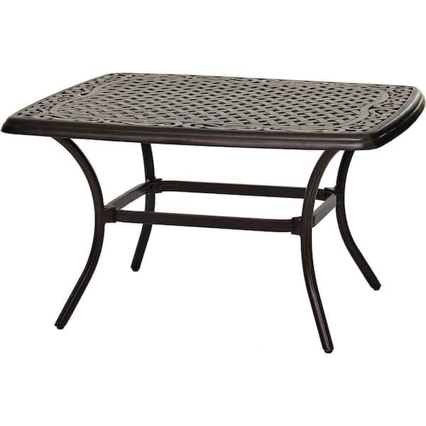 Hanover Traditions 32 in. x 38 in. Cast Aluminum Coffee Table
