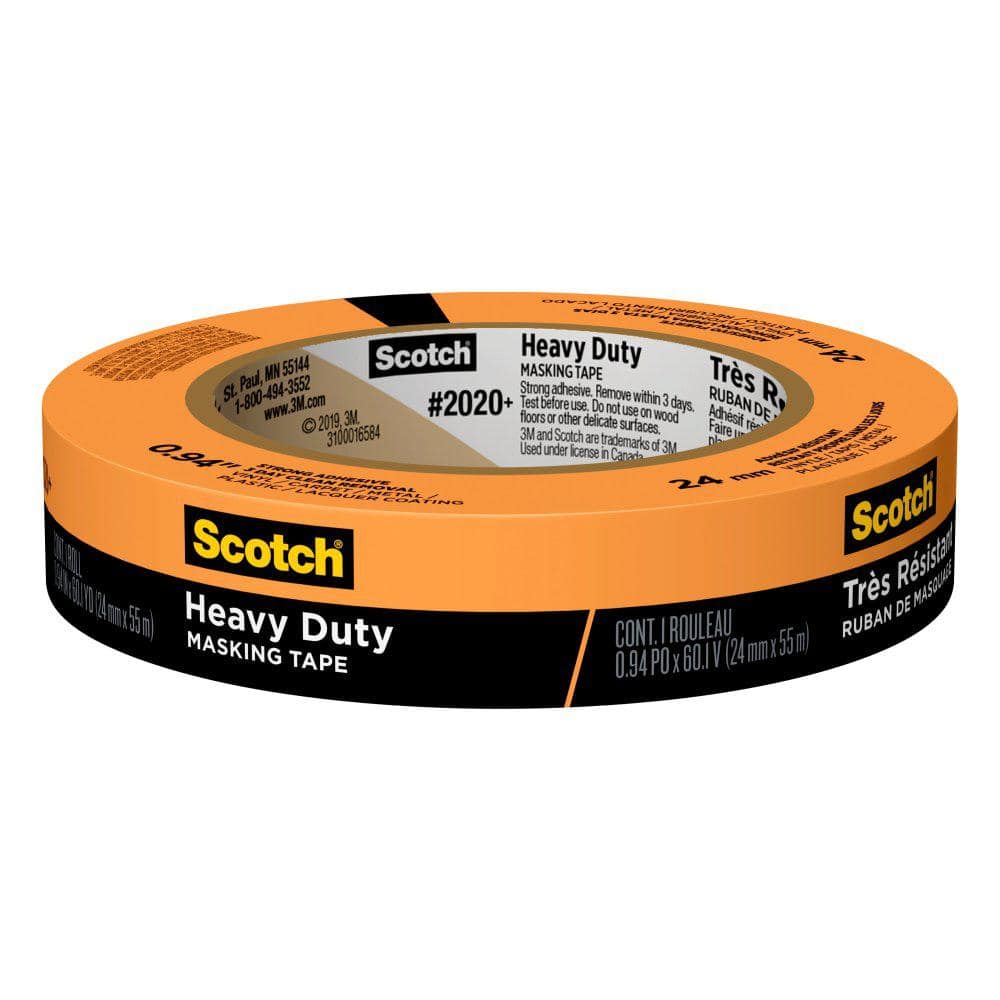 Scotch 3M Heavy Duty Masking Tape Orange -Proworx