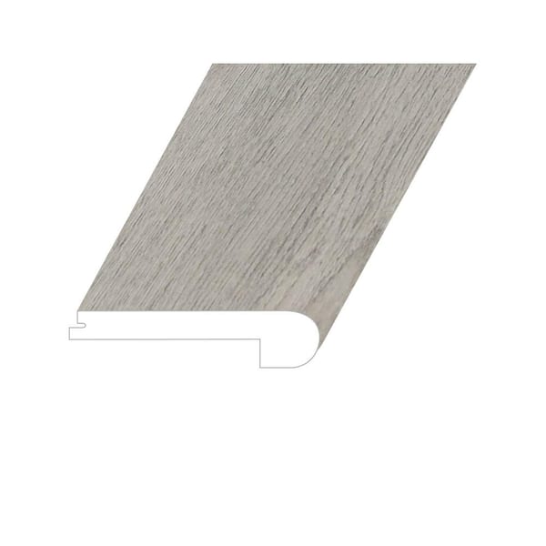 Montserrat Opus Sourced Platinum 1 in. T x 4.5 in. W x 94.5 in. L Vinyl Flush Stair Nose Molding