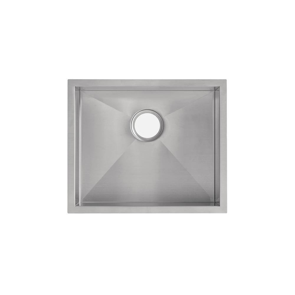 Tourner 21 x 18 Brushed Stainless Steel Undermount Kitchen Sink