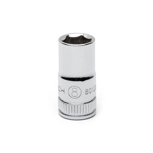 1/4 in. Drive 6 Point Metric Standard Socket 8 mm