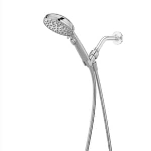 Hydrofuse 6-Spray Wall Mount Handheld Shower Head 1.75 GPM in Polished Chrome
