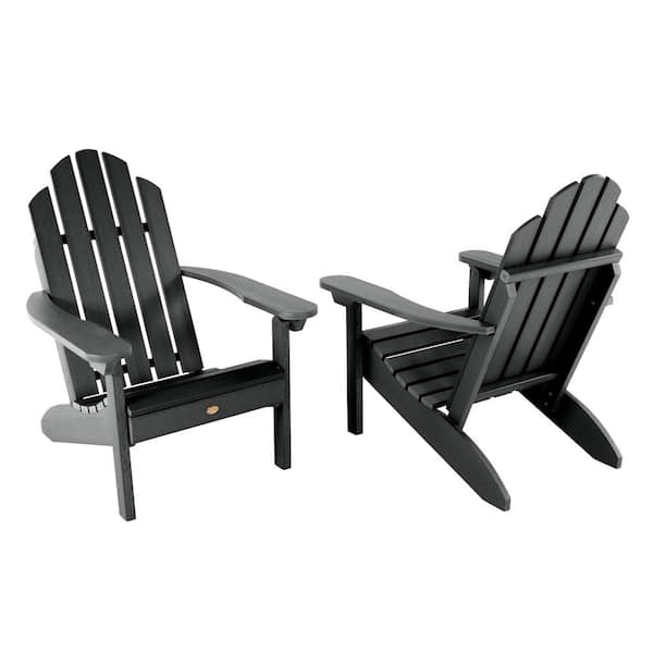 Highwood Classic Westport Black Recycled Plastic Set of 2