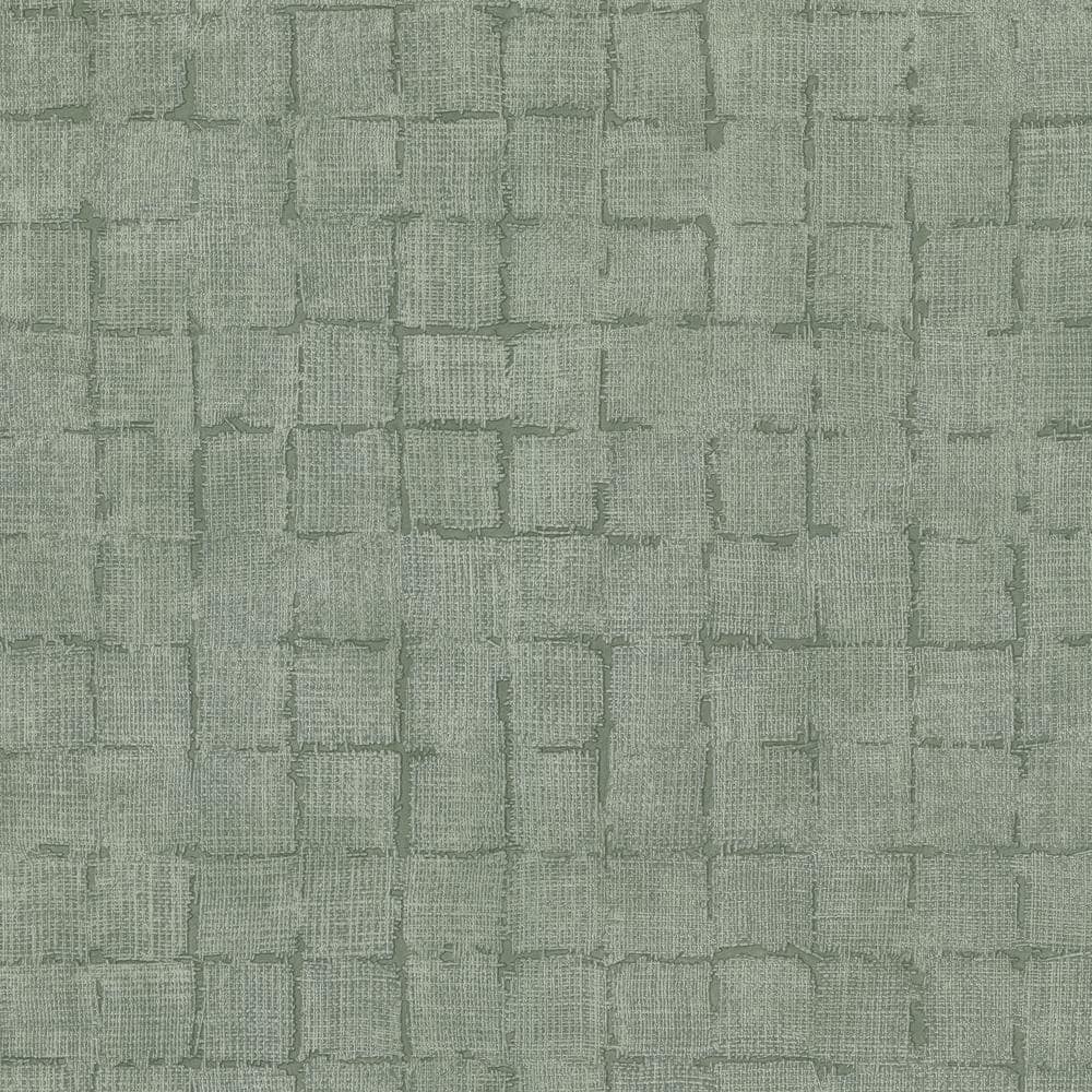 Blocks Checkered Green Non Pasted Non Woven Wallpaper price history on PriceWatchPro