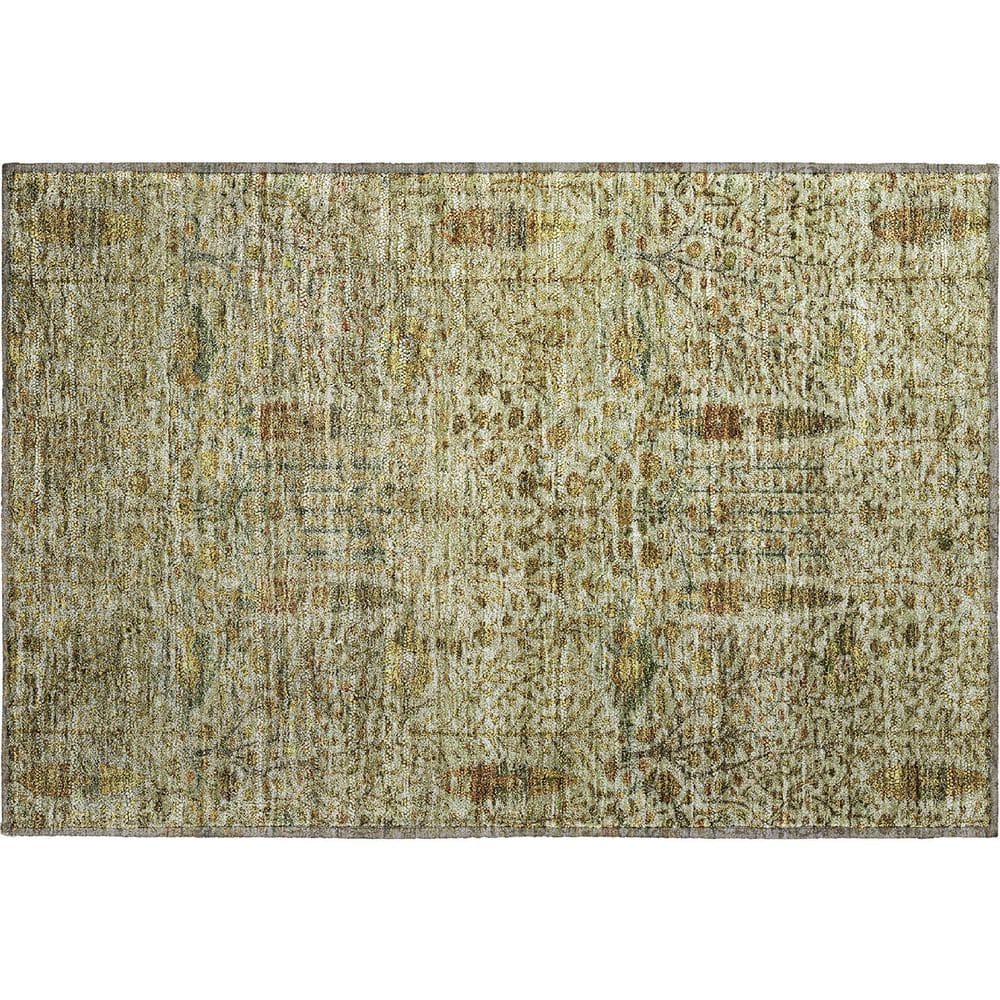 Mayfield Premium Machine Washable Abstract AMF2053 Wheat 2 ft. x 3 ft. Accent Rug price history on PriceWatchPro