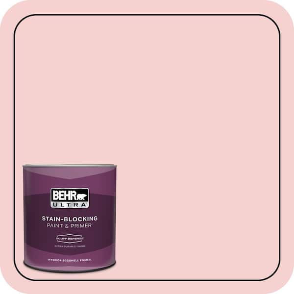 BEHR ULTRA 1 qt. #P170-1A Pinky Promise Extra Durable Eggshell Enamel Interior Paint & Primer