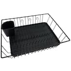 Black Metal Dish Rack