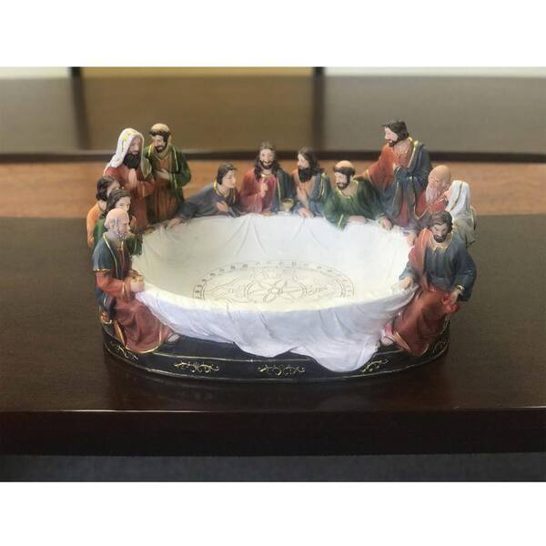 Unbranded Multi-Colored Last Supper Fruit Bowl