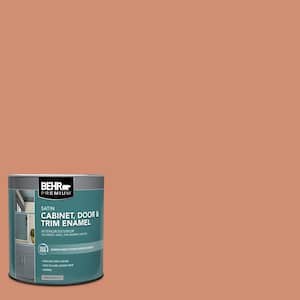 1 qt. #M200-5 Terra Cotta Clay Satin Enamel Interior/Exterior Cabinet, Door & Trim Paint