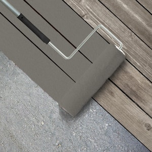 1 gal. #BXC-55 Concrete Sidewalk Textured Low-Lustre Enamel Interior/Exterior Porch and Patio Anti-Slip Floor Paint