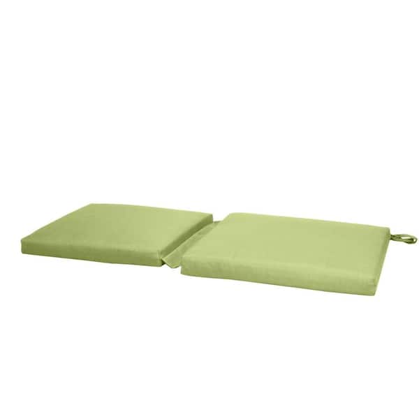 Paradise Cushions Green Solid Outdoor Rocker Seat Cushion