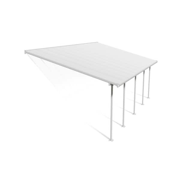 CANOPIA by PALRAM Feria 13 ft. x 26 ft. White/White Aluminum Patio Cover