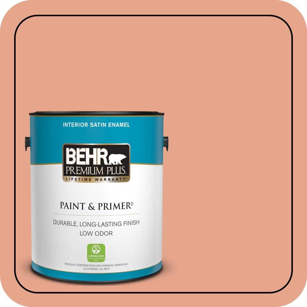 1 gal. #M180-4 Priceless Coral Satin Enamel Low Odor Interior Paint & Primer price history on PriceWatchPro