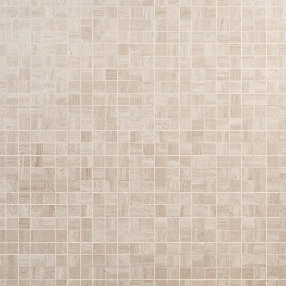 Atlanta Beige Rectified Porcelain Mosaic Sheet Tile