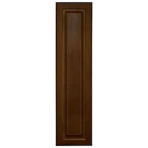 Hampton 10 in. W x 39.75 in. H Wall Cabinet Decorative End Panel in Cognac