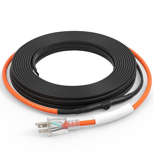 Self-Regulating Pipe Heating Cable, 40 ft. 5W/ft. Heat Tape for Pipes Freeze Protection, Water Pipe Heat Cable