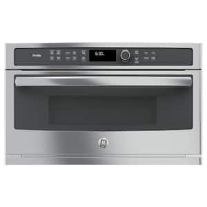 Profile 1.7 cu. ft. Built-In Microwave in Stainless Steel with Convection Cooking