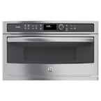 Profile 30 in. Electric Convection Wall Oven with Built-In Microwave in Stainless Steel