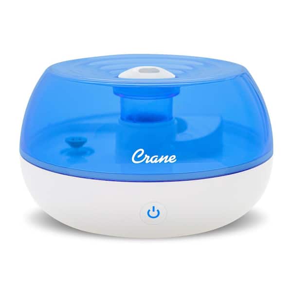 Crane 0.2 Gal. Personal Ultrasonic Cool Mist Tabletop Humidifier for Small Rooms up to 160 sq. ft.