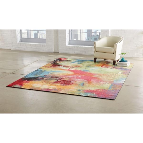 Journey Multi Doormat 3 ft. x 5 ft. Area Rug