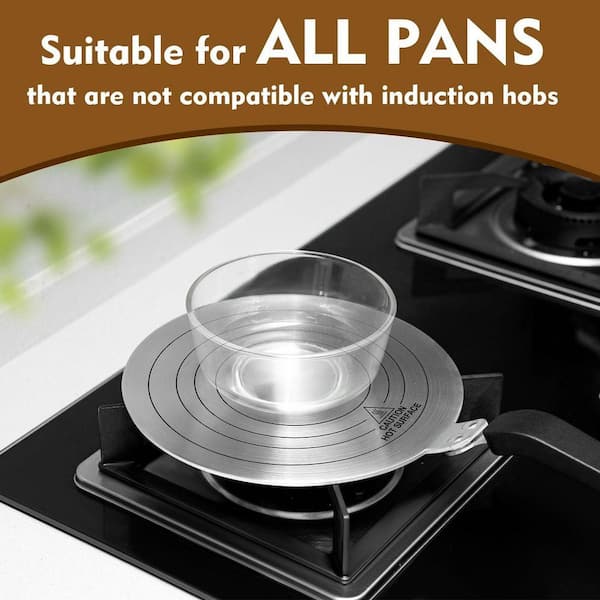 Stainless Steel Induction Adapter Plate for Electric Gas Glass