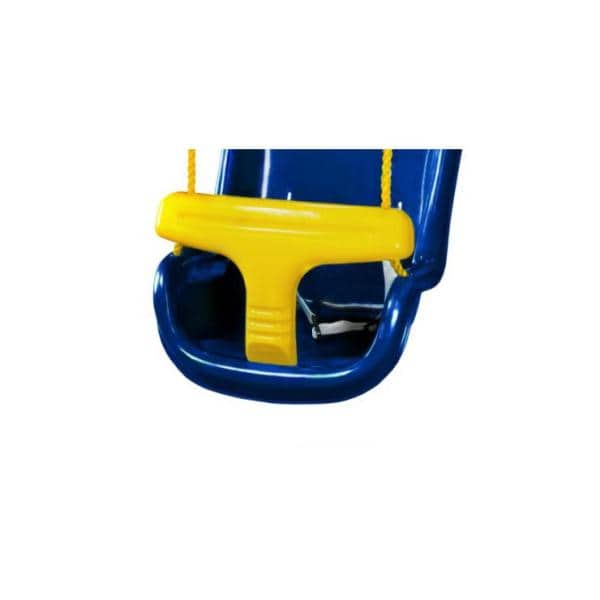 Swing-N-Slide Playsets Blue High Back Infant Swing with Ropes WS