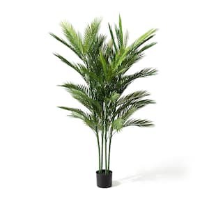 5ft. Faux Palm Artificial Tree in Pot