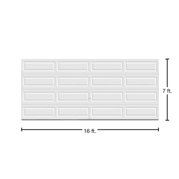 AEG16 INVINCIBLE SHIELD ホワイト LL Clopay Classic Steel Long Panel 16 ft x 7 ft Insulated 18.4 R